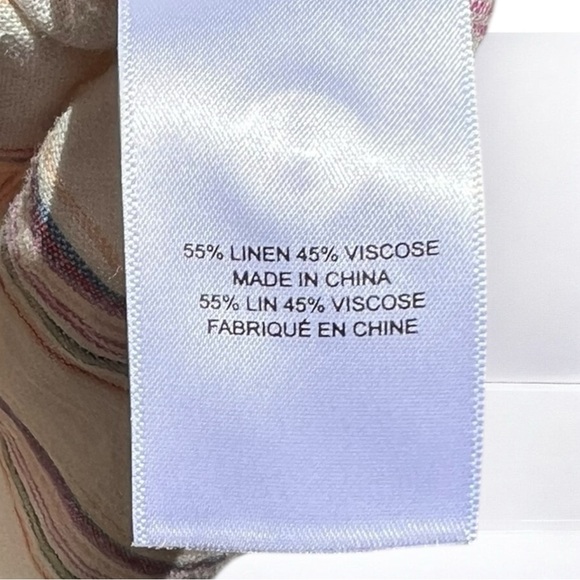 🌻NEW UNTUCKit Linen Blend Tie-Front Issa Shirt Size 16 - Picture 11 of 11